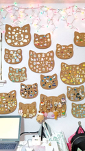 Load image into Gallery viewer, Cat Head Corkboard