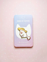 Load image into Gallery viewer, Southern Belle - Country Girl Cat Enamel Pin - Penelope