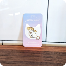 Load image into Gallery viewer, Southern Belle - Country Girl Cat Enamel Pin - Penelope