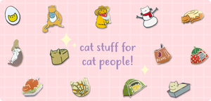Welcome to the new Made by Squeak website, where I sell cat stuff for cat people!