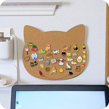 Load image into Gallery viewer, Cat Head Corkboard