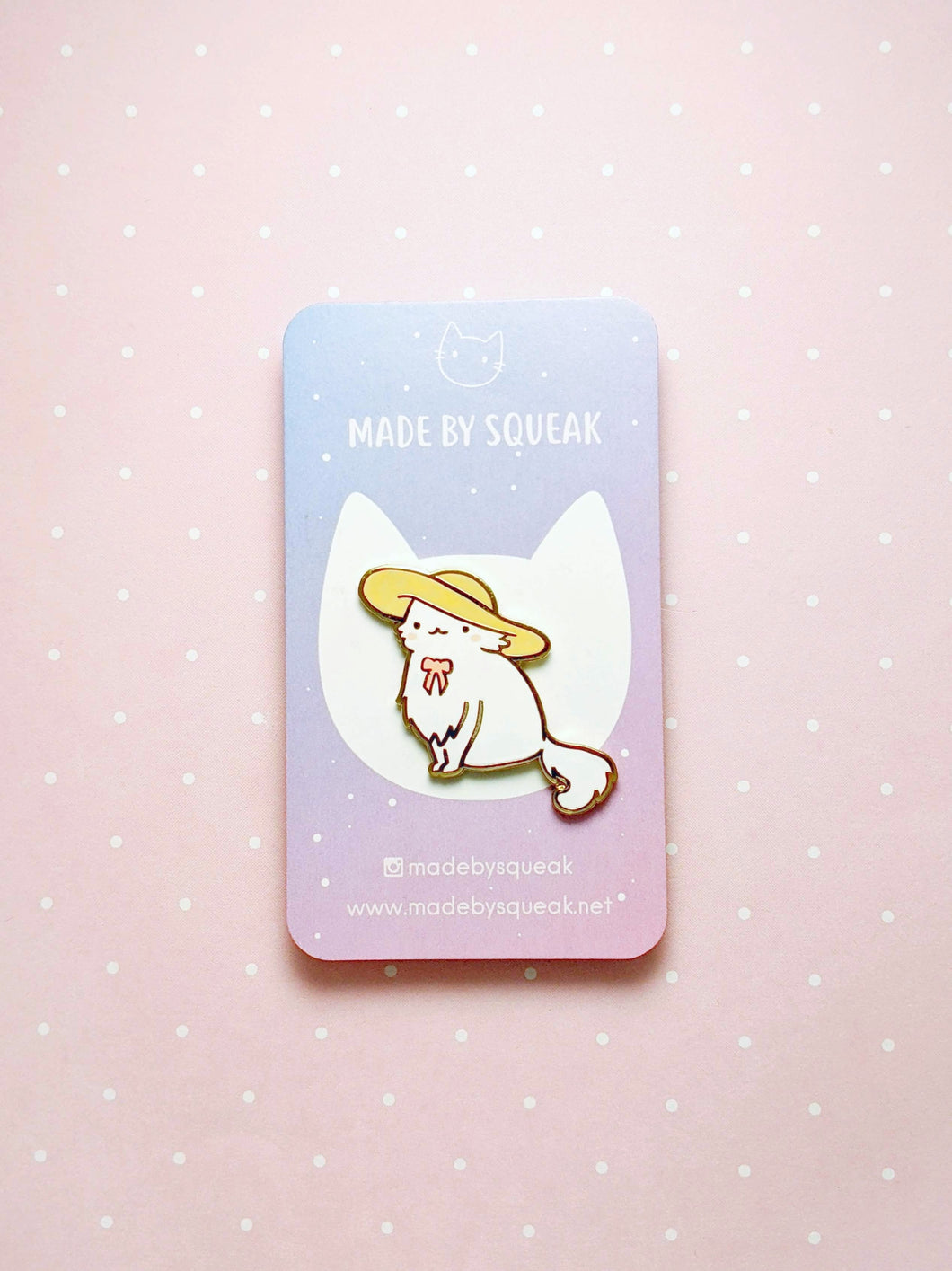 Southern Belle - Country Girl Cat Enamel Pin - Penelope
