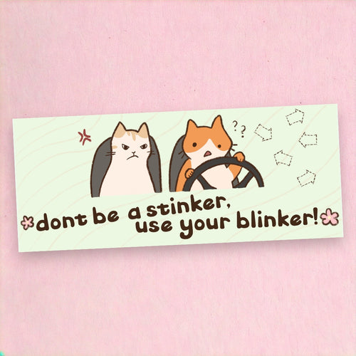 Blinker Stinkers - Magnetic Bumper Sticker