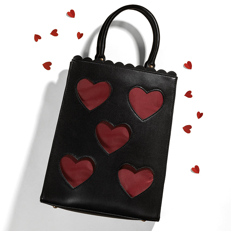 Heart Window Tote Bag - Purse