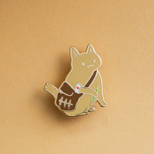 Load image into Gallery viewer, Adventure Cats Enamel Pins - Wizard, Swordsman, Healer, Adventurer