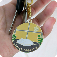 Load image into Gallery viewer, Always Napping Keychain