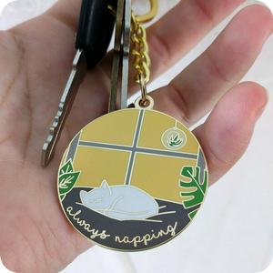 Always Napping Keychain