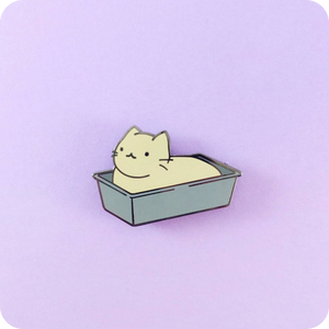 Dough Cat Enamel Pin