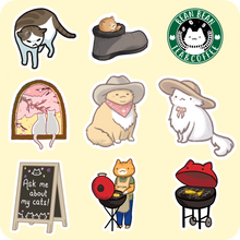 Load image into Gallery viewer, More Matte Cat Stickers