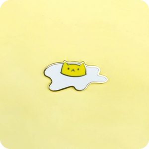 Sunny the Egg Cat Enamel Pin