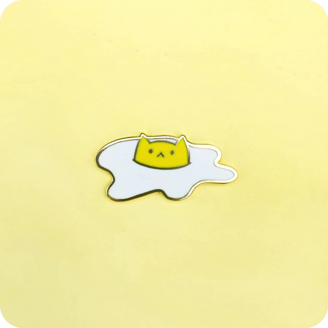 Sunny the Egg Cat Enamel Pin